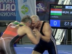 Mature Daddy Wrestling Hungary vs South Africa