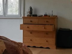 My naked wife filmed without his knowledge - hidden cam