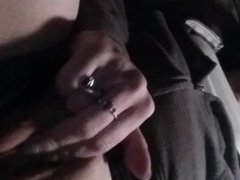 My nasty lil whore fingering her sexy pink pussy