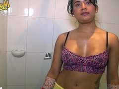 MAMACITAZ - Super Hot Latina Maid Camila Marin Loves POV Sex