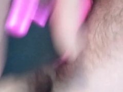 Mature caresses her pussy, plays with dildo and squirts
