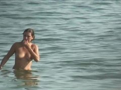 busty naked girl on fkk beach