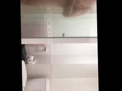 Spy camera on dad in shower (real)